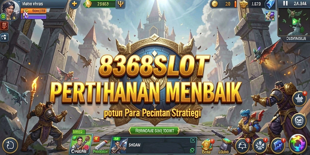 Tampilan gameplay seru dari 8368SLOT Tower Defense.