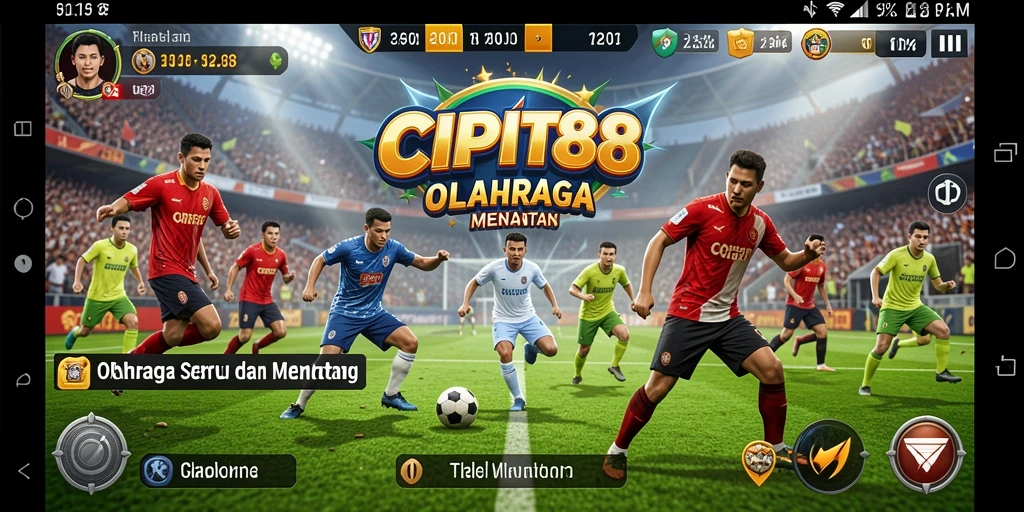 Tangkapan layar gameplay CIPIT88 yang menunjukkan aksi olahraga seru.
