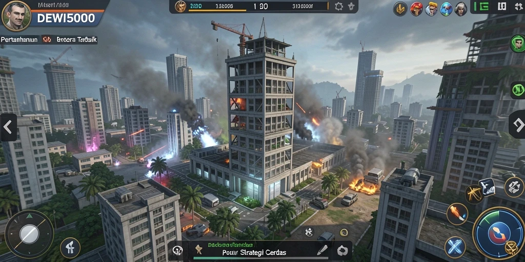 Tampilan menarik dari gameplay DEWI5000 yang mendebarkan.