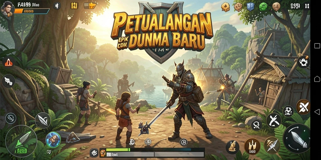 Tampilan gameplay menarik dari FA99 yang penuh petualangan.