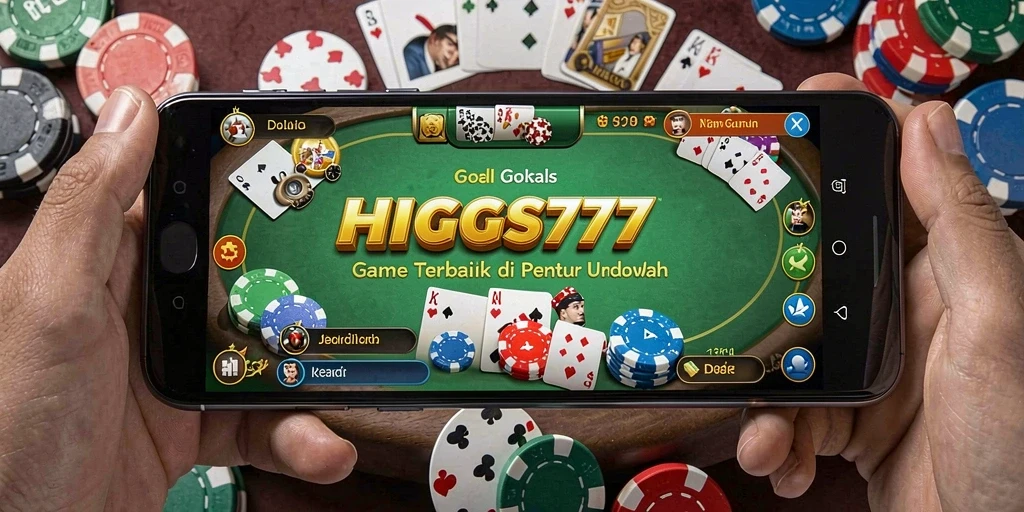 Gameplay seru HIGGS777 yang menampilkan aksi Poker yang mendebarkan.