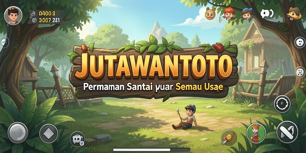 Tampilan gameplay JUTAWANTOTO yang menarik dan penuh warna.