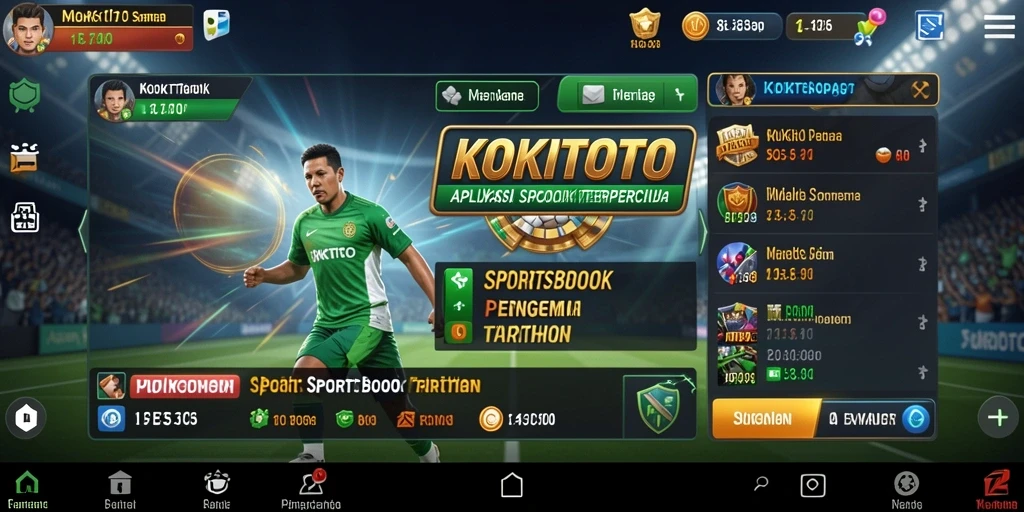 Tampilan gameplay KOKITOTO yang menarik dan dinamis.