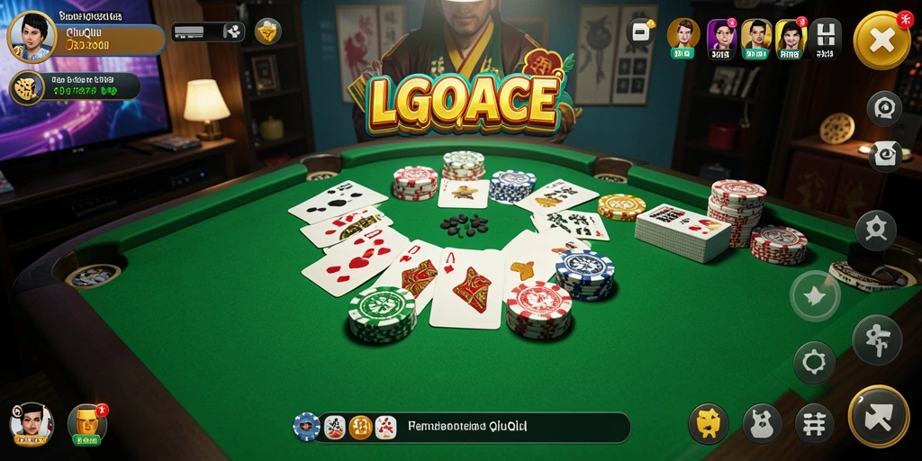 Gameplay menarik LGOACE QiuQiu dengan desain visual menawan.