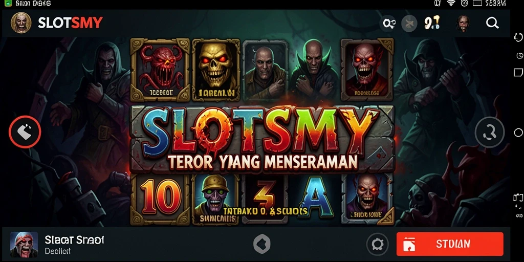 Gameplay SLOTSMY yang seram dan menegangkan dengan elemen horor.