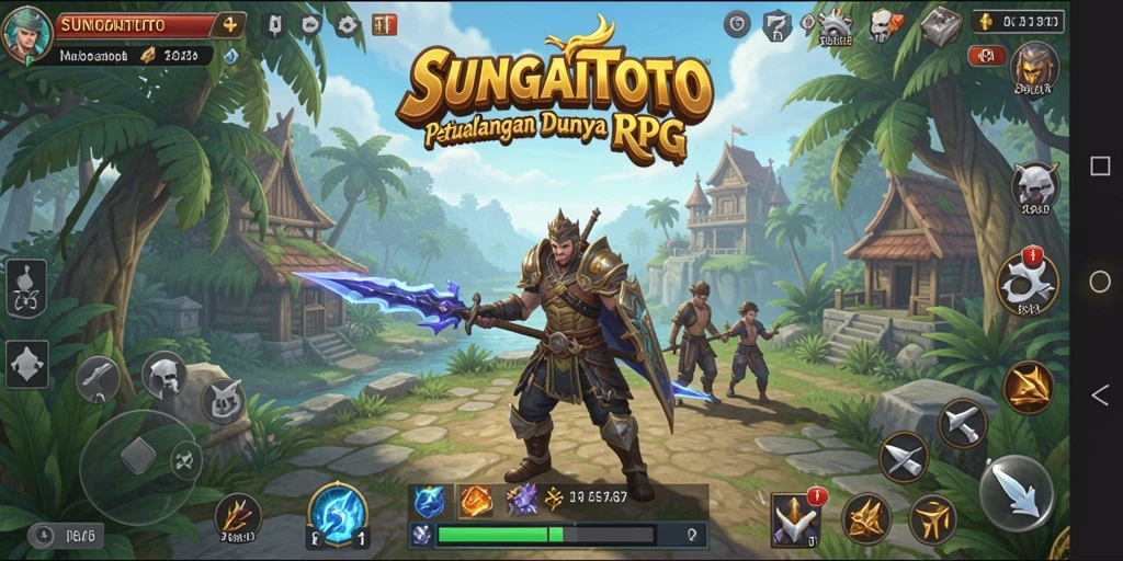 Tampilan gameplay aksi di SUNGAITOTO yang mendebarkan.