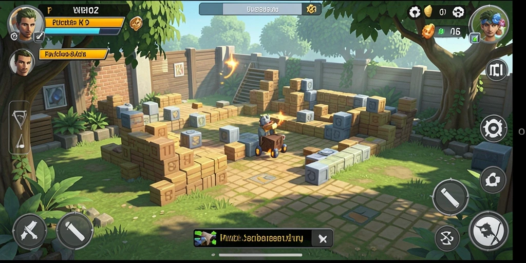 Screenshot gameplay VV62 menampilkan tantangan puzzle yang menarik.