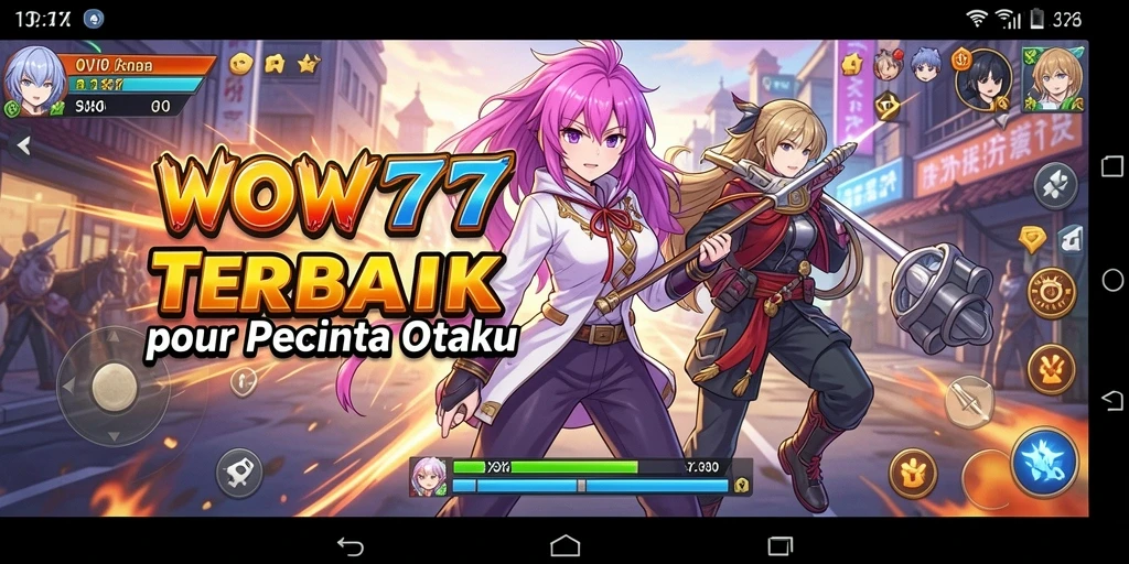 Gameplay seru dengan berbagai karakter Anime yang menarik.