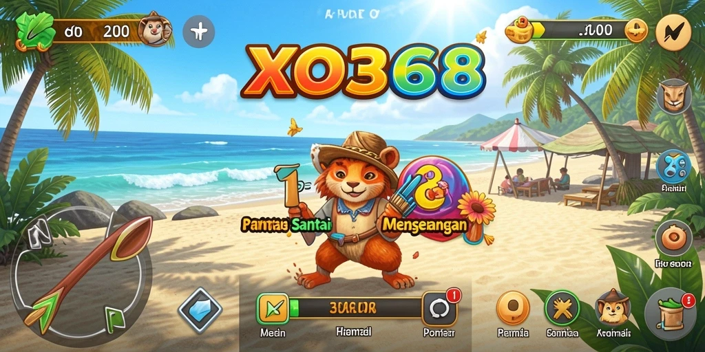 Tampilan gameplay seru dan menarik dari XO368.